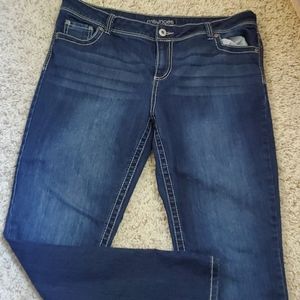 Womens straight cut jeans